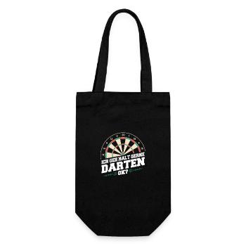 Darts Darts Darts Players Darts - Gift Bag for Bottles - black - Front