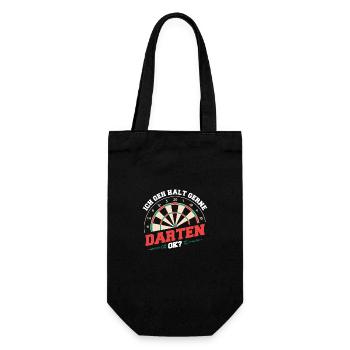 Darts Darts Darts Players Darts - Gift Bag for Bottles - black - Front