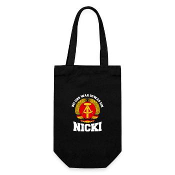East Germany East East East GDR Home Eastern Bloc - Gift Bag for Bottles - black - Front