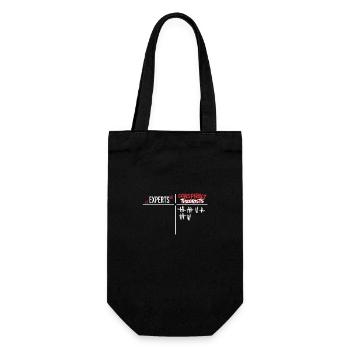 Conspiracy theorist Conspiracy theory - Gift Bag for Bottles - black - Front