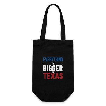 Texas State Texaner Texas - Geschenkbeutel für Flaschen - Schwarz - Vorne