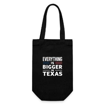 Texas State Texaner Texas - Geschenkbeutel für Flaschen - Schwarz - Vorne