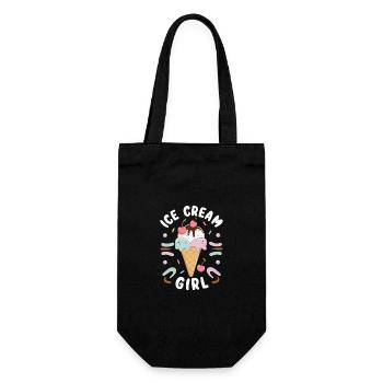 Eiscreme Süßigkeiten Eismilch - Gift Bag for Bottles - black - Front