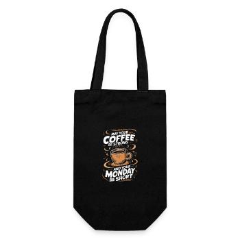 Coffee Coffees Drinkers - Gift Bag for Bottles - black - Front