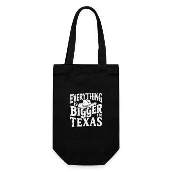 Texas State Texaner Texas - Geschenkbeutel für Flaschen - Schwarz - Vorne
