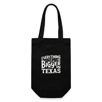 Texas State Texaner Texas - Geschenkbeutel für Flaschen - Schwarz - Vorne