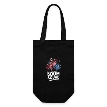 Pyrotechniker Feuerwerk Pyrotechnik - Geschenkbeutel für Flaschen - Schwarz - Vorne