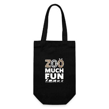 Zoo Animals Zookeeper - Gift Bag for Bottles - black - Front