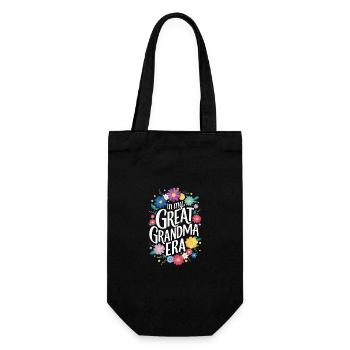 Grandma Grandmother Mother's Day Family - Gift Bag for Bottles - black - Front
