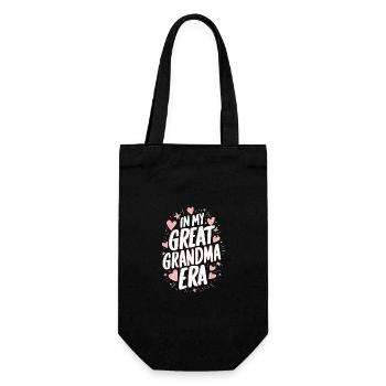 Grandma Grandmother Mother's Day Family - Gift Bag for Bottles - black - Front