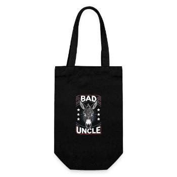 Uncle Fmilie Great-Uncle Uncle - Gift Bag for Bottles - black - Front