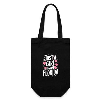 Florida USA America Seed - Gift Bag for Bottles - black - Front