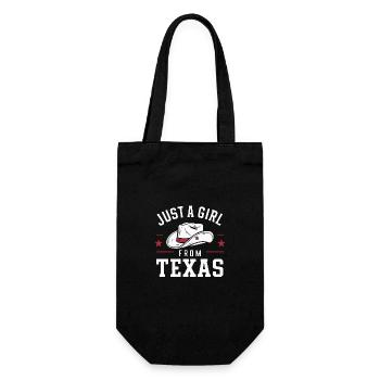 Texas State Texaner Texas - Geschenkbeutel für Flaschen - Schwarz - Vorne