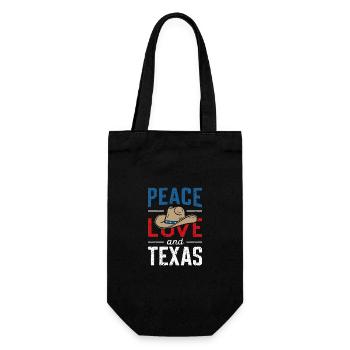 Texas State Texans Texas - Gift Bag for Bottles - black - Front