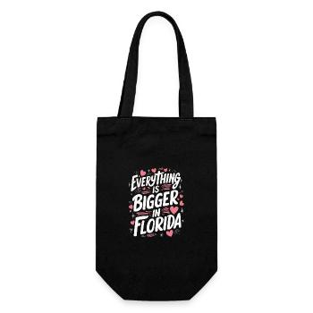 Florida USA America Seed - Gift Bag for Bottles - black - Front