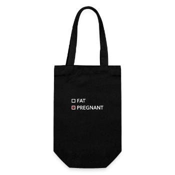 Pregnancy Pregnant Birth - Gift Bag for Bottles - black - Front
