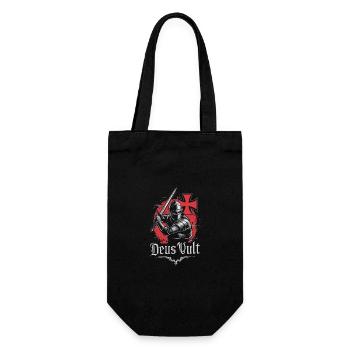 Crusader Knights Templar Middle Ages - Gift Bag for Bottles - black - Front