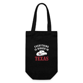 Texas State Texaner Texas - Geschenkbeutel für Flaschen - Schwarz - Vorne