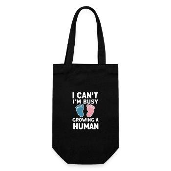 Pregnancy Pregnant Birth - Gift Bag for Bottles - black - Front