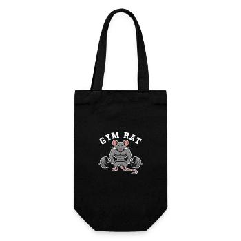 Weightlifting Fitness Bodybuilding Weightlifters - Gift Bag for Bottles - black - Front