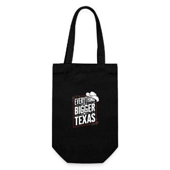 Texas State Texaner Texas - Geschenkbeutel für Flaschen - Schwarz - Vorne