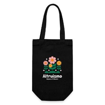 Altruisme Don désintéressé Donner d’école - Sac à bouteille - noir - Devant
