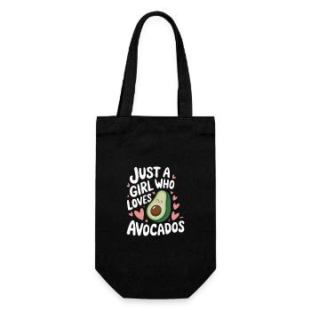 Avocado Food Guacamole Vegan - Gift Bag for Bottles - black - Front