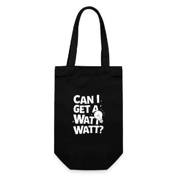 Electrician Electronics Technician Craftsman Profession Saying - Gift Bag for Bottles - black - Front
