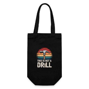 Drôle de bricolage bricolage réparateur - Sac à bouteille - noir - Devant