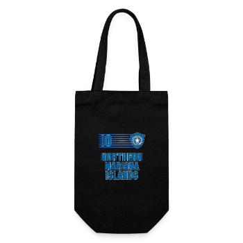 Northern Mariana Islands Football Team - Gift Bag for Bottles - black - Front