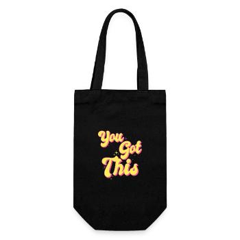 Formateur de jour de test de motivation Chemise Enseignant Élève - Sac à bouteille - noir - Devant