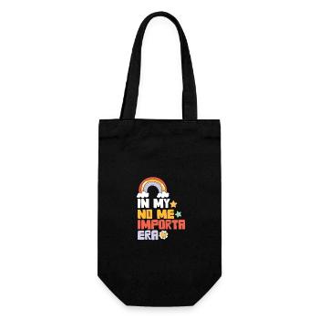 Funny Spanish Gag In My No Me Importa Era I Don't - Geschenkbeutel für Flaschen - Schwarz - Vorne
