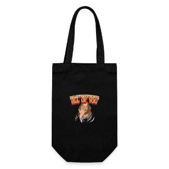 Disappointments All Of You Funny Jesus Facepalm - Geschenkbeutel für Flaschen - Schwarz - Vorne