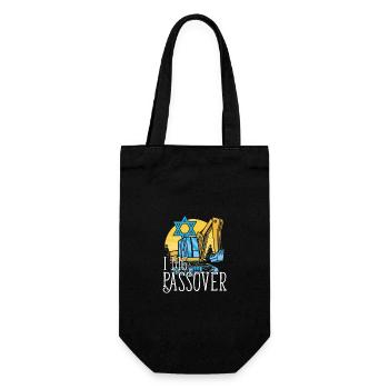 Drôle juif, je creuse les vacances de Pâque heureuses - Sac à bouteille - noir - Devant