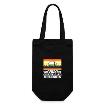 J’en ai marre de me réveiller et de ne pas être en Bulgarie - Sac à bouteille - noir - Devant