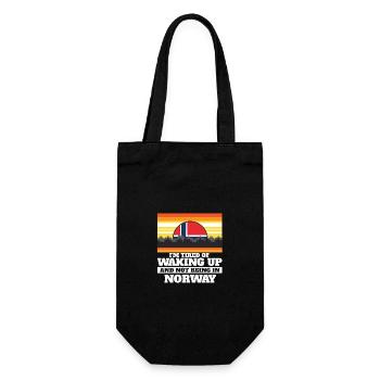 J’en ai marre de me réveiller et de ne pas être en Norvège - Sac à bouteille - noir - Devant