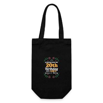 À l’aube de mon 20e anniversaire religieux - Sac à bouteille - noir - Devant