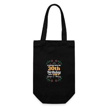À l’occasion de mon 30e anniversaire religieux - Sac à bouteille - noir - Devant