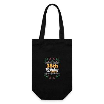 À l’aube de mon 38e anniversaire religieux - Sac à bouteille - noir - Devant