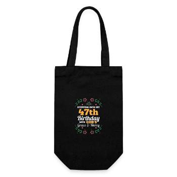 J’entre dans mon 47e anniversaire religieux - Sac à bouteille - noir - Devant