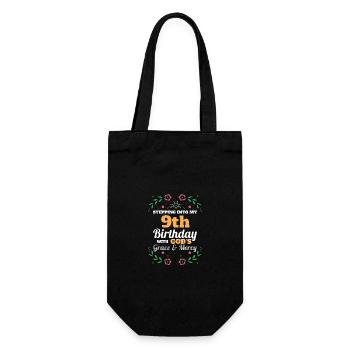 Entrer dans mon anniversaire religieux de 9 ans - Sac à bouteille - noir - Devant