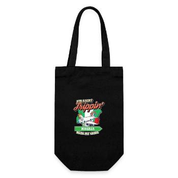 Straight Trippin' To Nigeria With My Tribe Family - Gift Bag for Bottles - black - Front