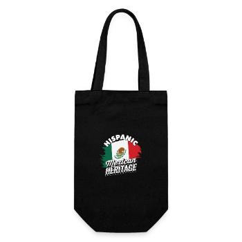 Hispanische mexikanische Heritage Pride - Mexiko - Geschenkbeutel für Flaschen - Schwarz - Vorne