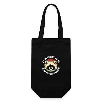 It Is What It Is And It’s Not Great - Gift Bag for Bottles - black - Front