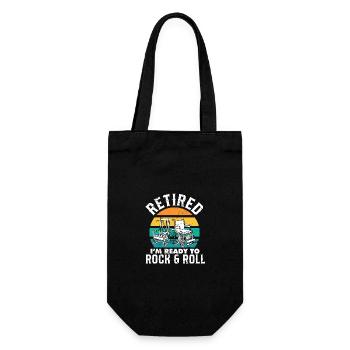 Retraité, je suis prêt à faire du rock & roll - Sac à bouteille - noir - Devant