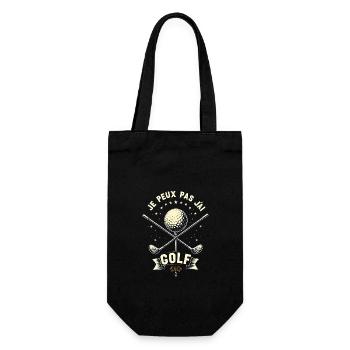 Je Peux Pas J'Ai Golf Clubs De Golf Cadeau De Golf - Sac à bouteille - noir - Devant
