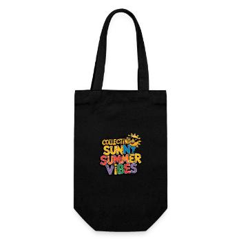 Sunny Summer Moments Vibes Summer Sun - Gift Bag for Bottles - black - Front