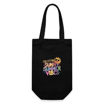 Sunny Summer Moments Vibes Summer Sun - Gift Bag for Bottles - black - Front