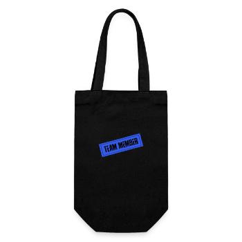 Team Member - Gift Bag for Bottles - black - Front