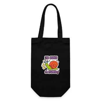 je suis a fond humour dôles - Sac à bouteille - noir - Devant